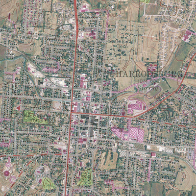 KY-HARRODSBURG: GeoChange 1950-2012 Preview 3