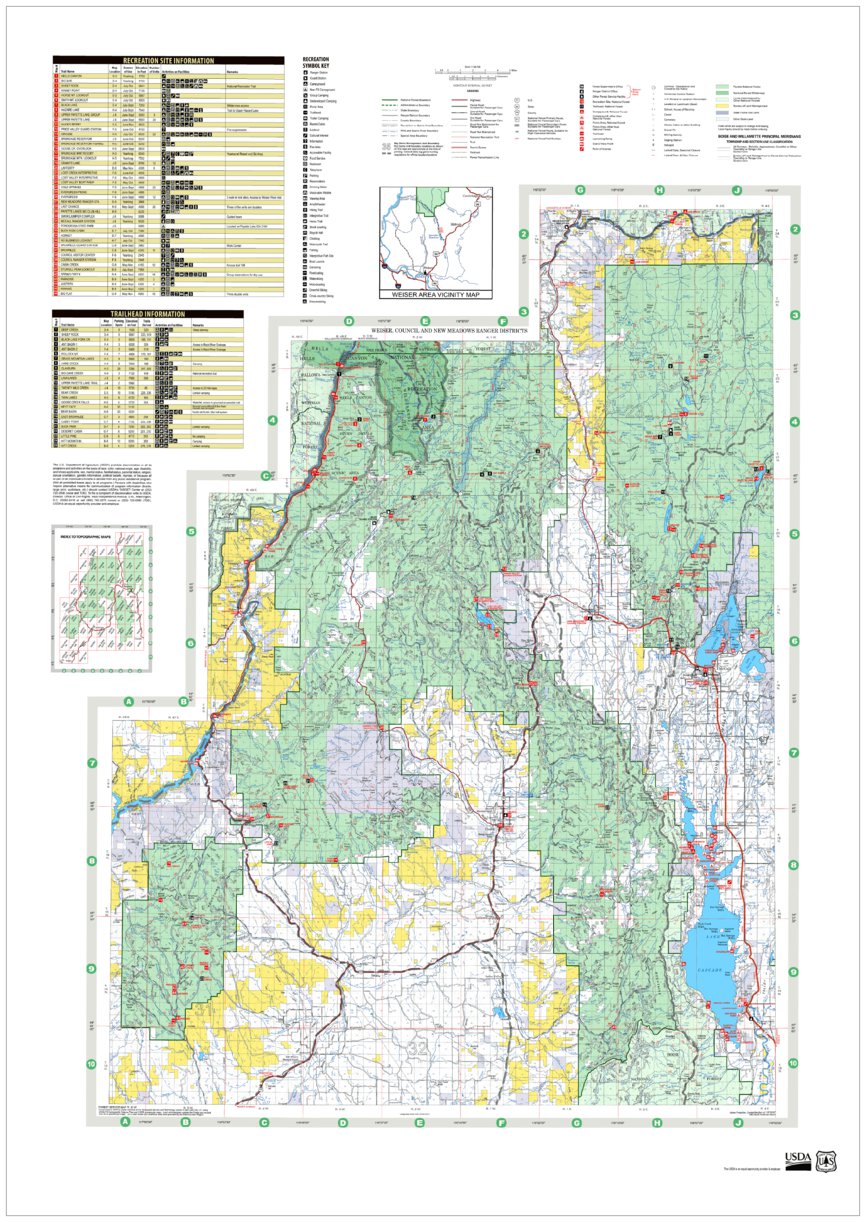 Payette National Forest Wesier, Council, New Meadows Ranger Districts ...