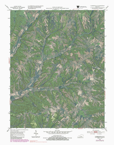 KY-CLEMENTSVILLE: GeoChange 1950-2012 Preview 1
