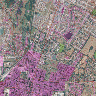 KY-NICHOLASVILLE: GeoChange 1950-2012 Preview 3