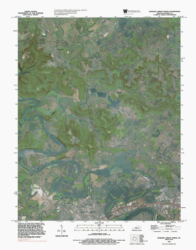 KY-BOWLING GREEN NORTH: GeoChange 1954-2012 Preview 1