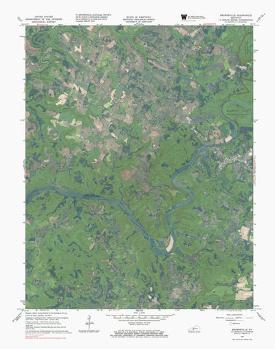 KY-BROWNSVILLE: GeoChange 1953-2012 Preview 1