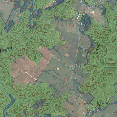 KY-BROWNSVILLE: GeoChange 1953-2012 Preview 2