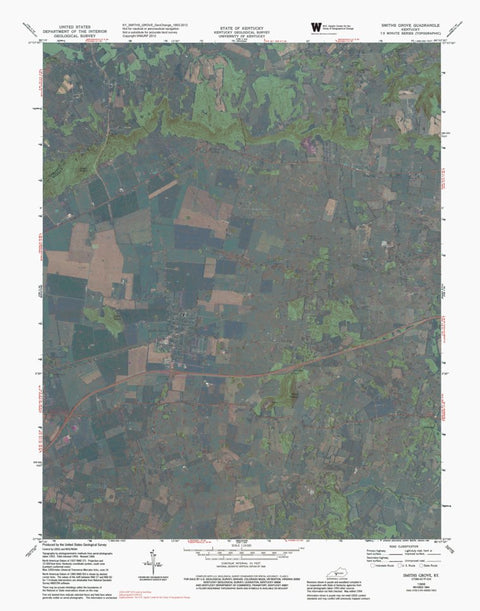 KY-SMITHS GROVE: GeoChange 1953-2012 Preview 1