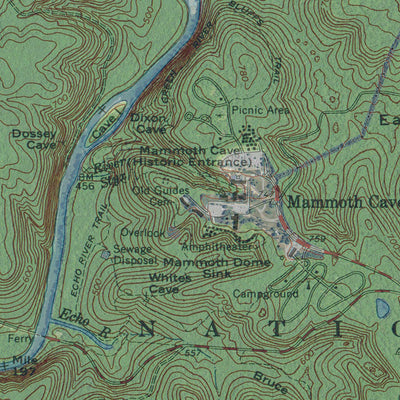 KY-MAMMOTH CAVE: GeoChange 1953-2012 Preview 3
