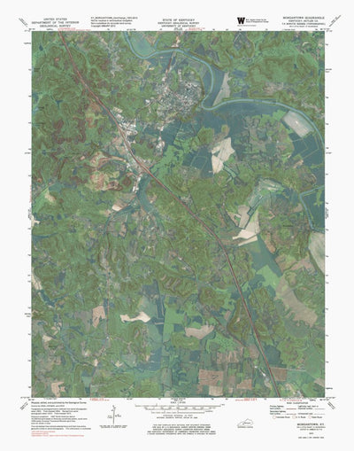 KY-MORGANTOWN: GeoChange 1953-2012 Preview 1