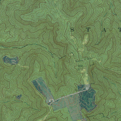 KY-DAWSON SPRINGS SW: GeoChange 1951-2012 Preview 2
