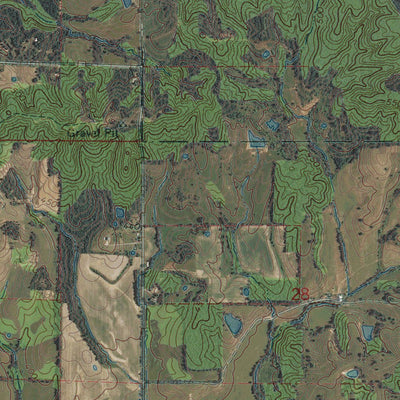 IL-PADUCAH NE: GeoChange 1965-2012 Preview 2