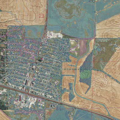 IL-KY-SHAWNEETOWN: GeoChange 1952-2012 Preview 3