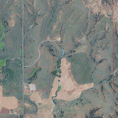 KS-HARDTNER NW: GeoChange 1972-2014 Preview 2