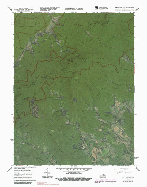 VA-SWIFT RUN GAP: GeoChange 1963-2012 Preview 1