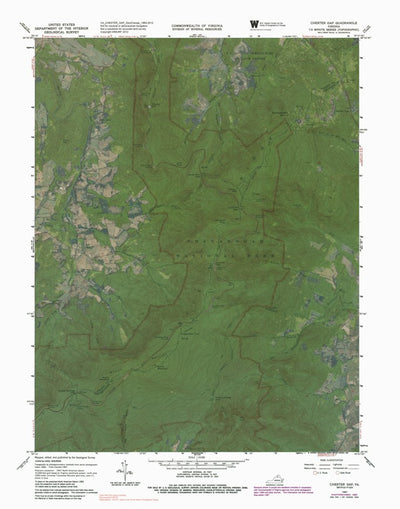 VA-CHESTER GAP: GeoChange 1964-2012 Preview 1