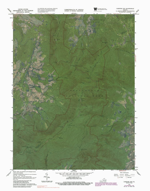 VA-CHESTER GAP: GeoChange 1964-2012 Preview 1