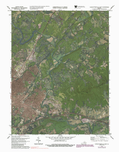 VA-CHARLOTTESVILLE EAST: GeoChange 1963-2012 Preview 1
