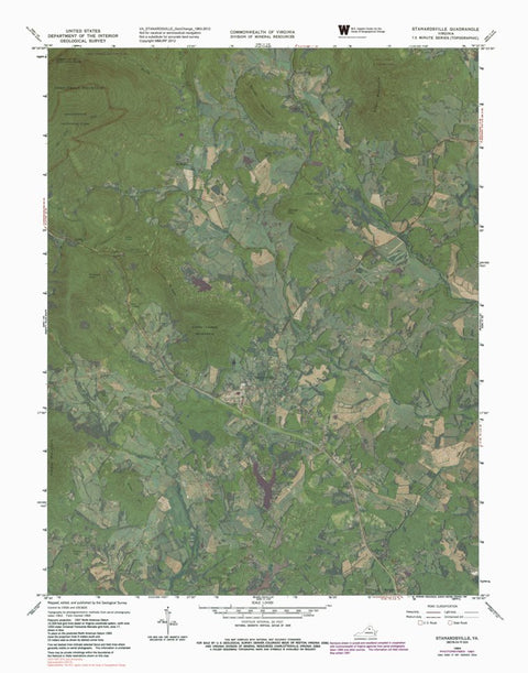 VA-STANARDSVILLE: GeoChange 1963-2012 Preview 1
