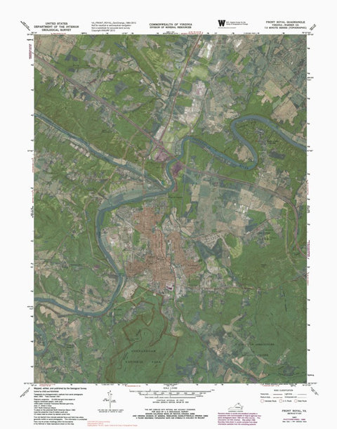 VA-FRONT ROYAL: GeoChange 1964-2012 Preview 1