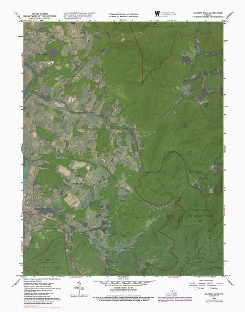 VA-ELKTON EAST: GeoChange 1963-2012 Preview 1