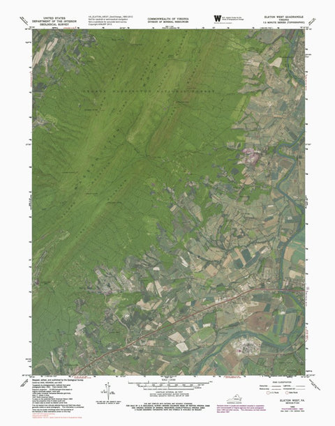 VA-ELKTON WEST: GeoChange 1963-2012 Preview 1