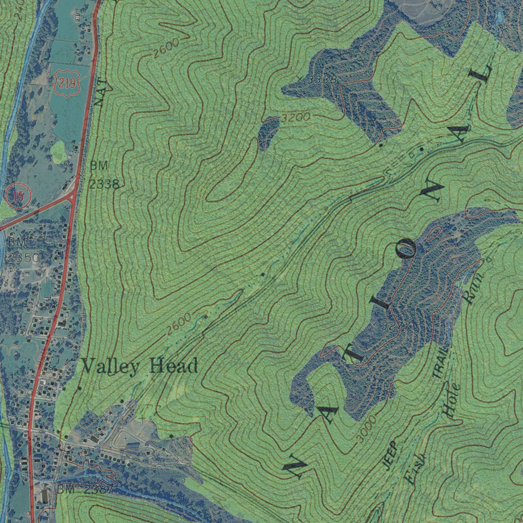 WV-VALLEY HEAD: GeoChange 1973-2011 Map by Western Michigan University ...