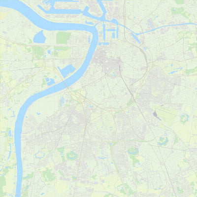 Antwerp Tourist Street Map Preview 1