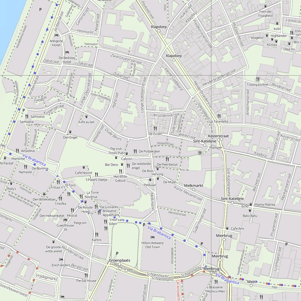 Antwerp Tourist Street Map by Paul Johnson - Offline Maps | Avenza Maps