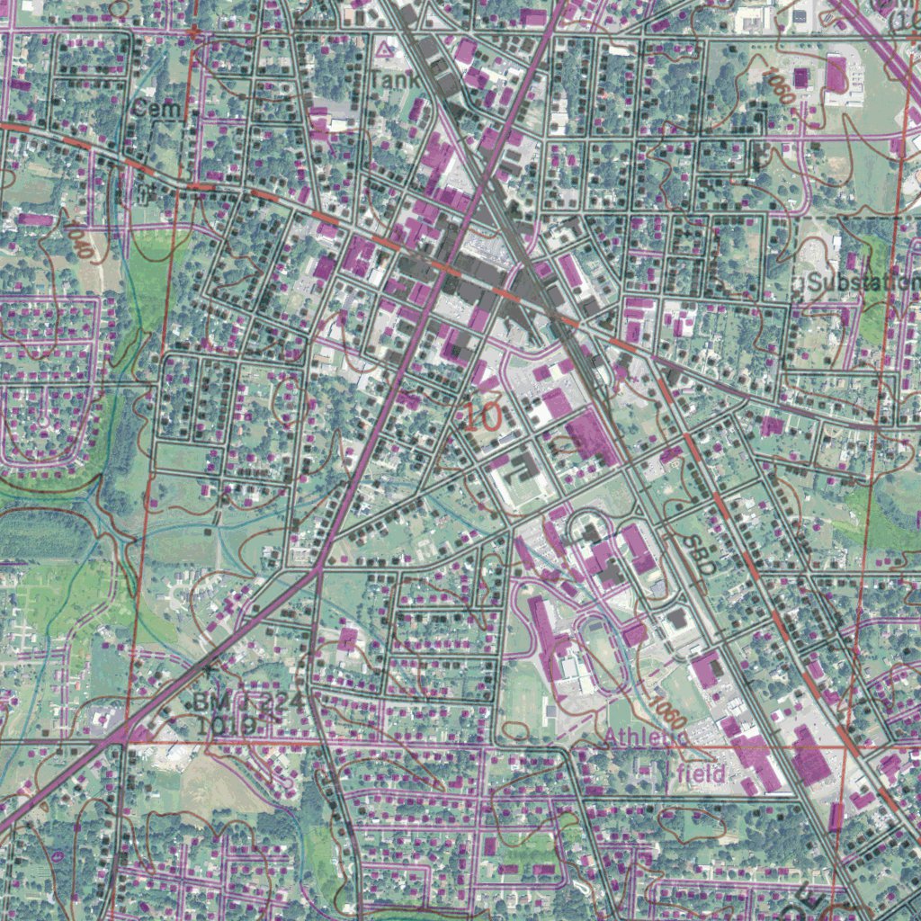 AL-ALBERTVILLE: GeoChange 1944-2013 Map by Western Michigan University ...