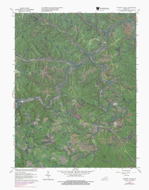 KY-TYGARTS VALLEY: GeoChange 1948-2012 Preview 1