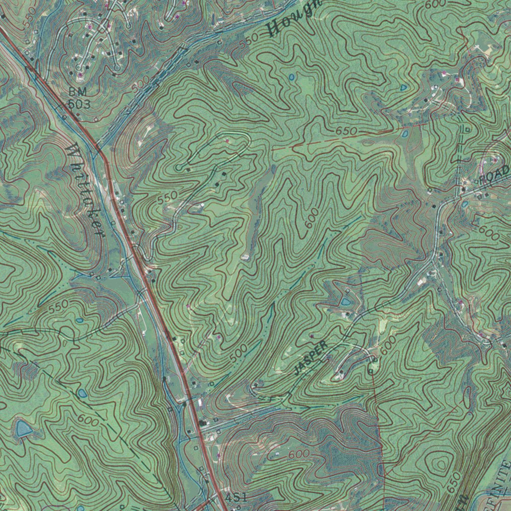 KY-MOUNT WASHINGTON: GeoChange 1949-2012 Map by Western Michigan ...