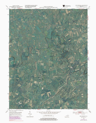 KY-MILLERSBURG: GeoChange 1950-2012 Preview 1