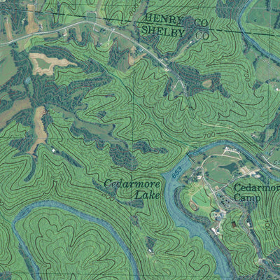 KY-NORTH PLEASUREVILLE: GeoChange 1951-2012 Preview 3