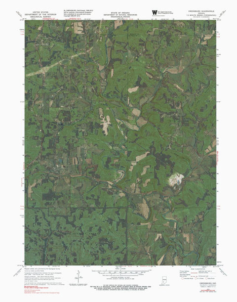 IN-OWENSBURG: GeoChange 1956-2012 Preview 1