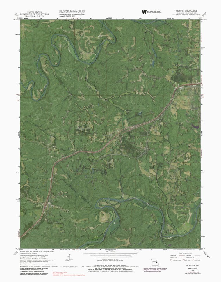 MO-STANTON: GeoChange 1964-2014 Map by Western Michigan University ...