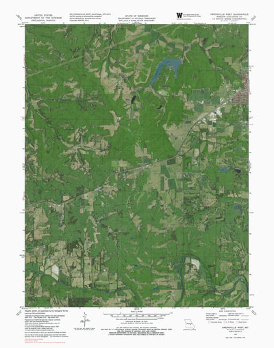 MO-OWENSVILLE WEST: GeoChange 1974-2014 Preview 1