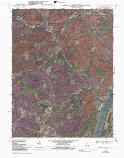 MO-IL-WEBSTER GROVES: GeoChange 1952-2012 Preview 1