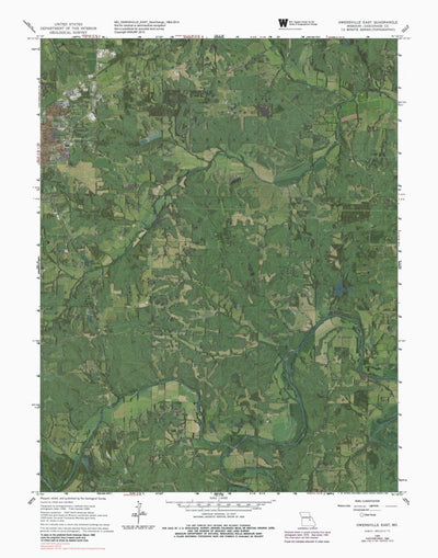 MO-OWENSVILLE EAST: GeoChange 1964-2014 Preview 1