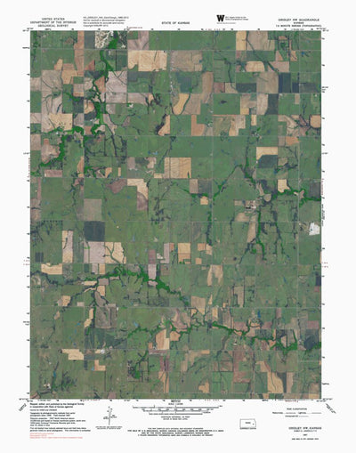 KS-GRIDLEY NW: GeoChange 1966-2012 Preview 1