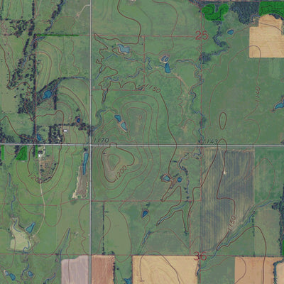 KS-GRIDLEY NW: GeoChange 1966-2012 Preview 2