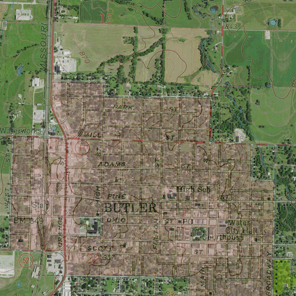 MO-BUTLER: GeoChange 1958-2014 Map by Western Michigan University ...