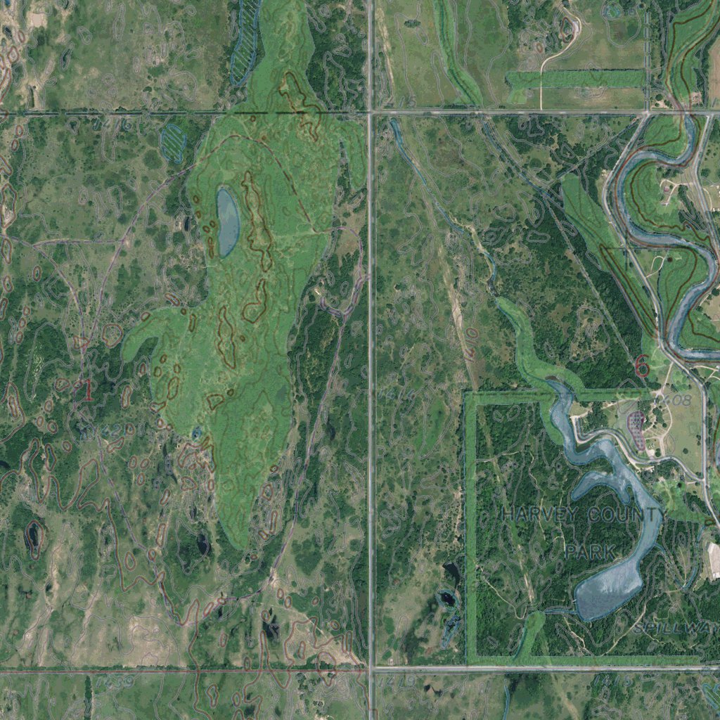 Halstead Map KS-HALSTEAD: GeoChange 1957-2014 Map by Western Michigan University ...