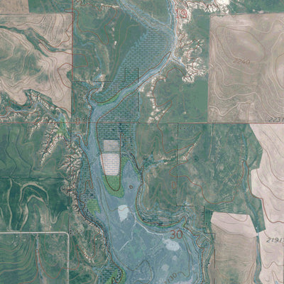 KS-CEDAR BLUFF: GeoChange 1973-2014 Preview 2