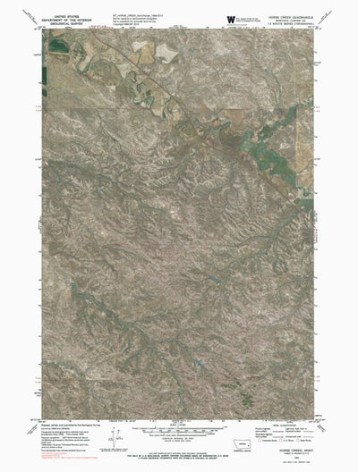 MT-HORSE CREEK: GeoChange 1968-2013 Preview 1