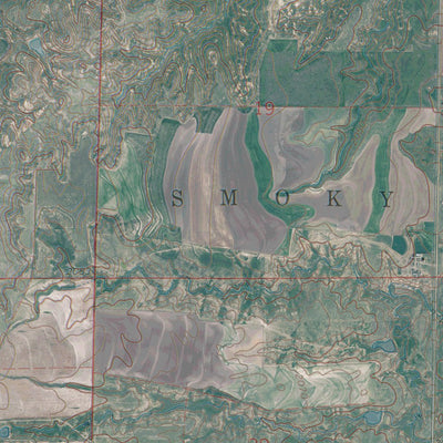 KS-LA CROSSE NW: GeoChange 1967-2014 Preview 3