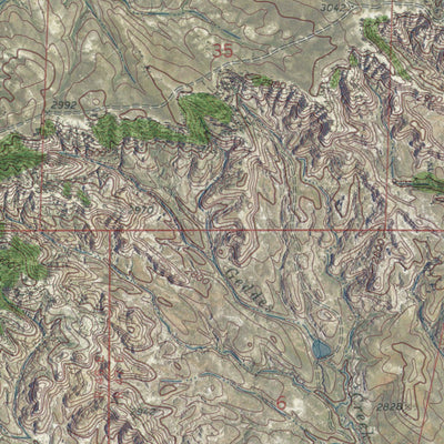 MT-JACK CREEK NW: GeoChange 1968-2013 Preview 3