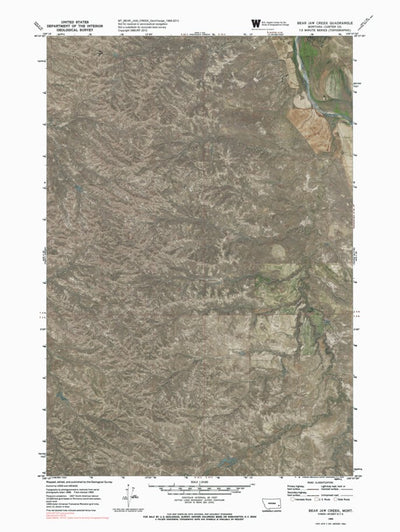 MT-BEAR JAW CREEK: GeoChange 1968-2013 Preview 1