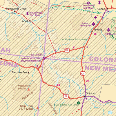 Four Corners (USA) 1:1,100,000 - ITMB Preview 2