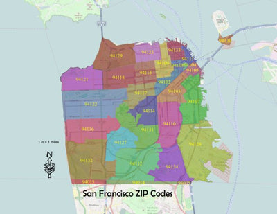 San Francisco Zip Codes Preview 1