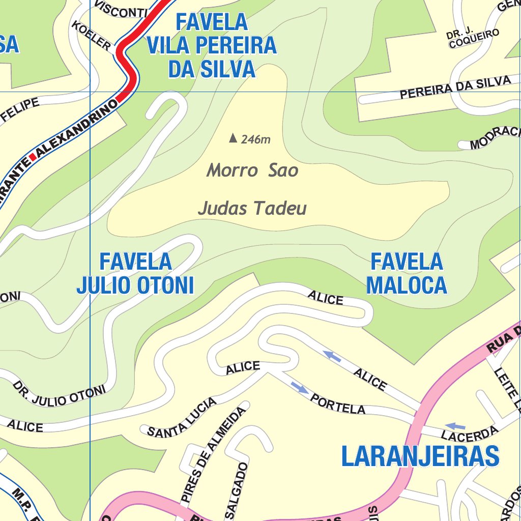 Rio De Janeiro 1:12,500 - ITMB Map by ITMB Publishing Ltd. | Avenza Maps
