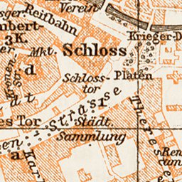 Ansbach town plan, 1909 Preview 2