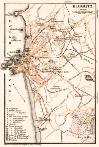 Biarritz city map, 1902 Preview 1