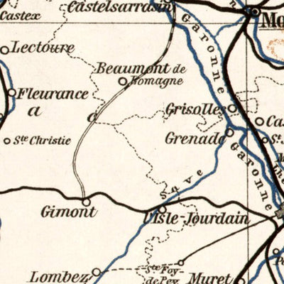 Southwest France (Bordeaux, Gascogne, Gyuenne…), 1902 Preview 2